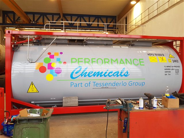 Tankcontainer für Performance Chemicals