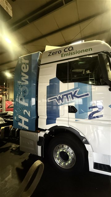 H2 Power Fahrerhaus in Detailansicht