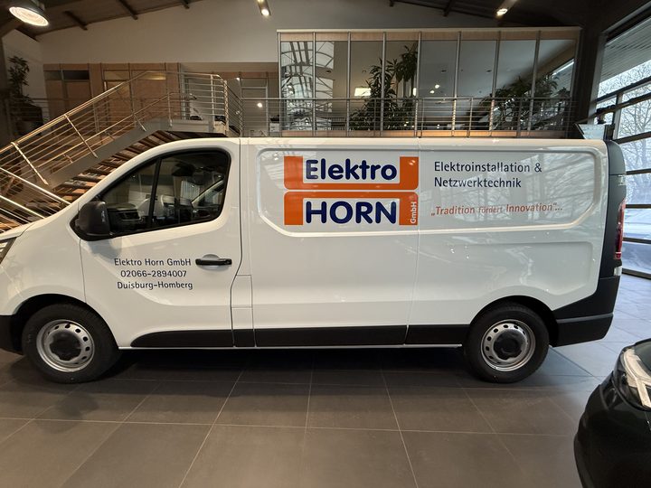 Elektro Horn – Fahrzeugbeschriftung